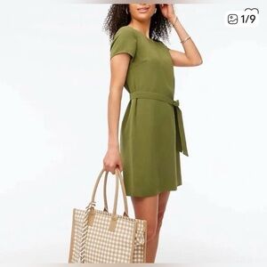 J. Crew Olive Mini Dress